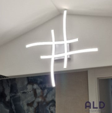 Plafoniera led moderna da soffitto 35w CTC-switch per camera da letto cucina