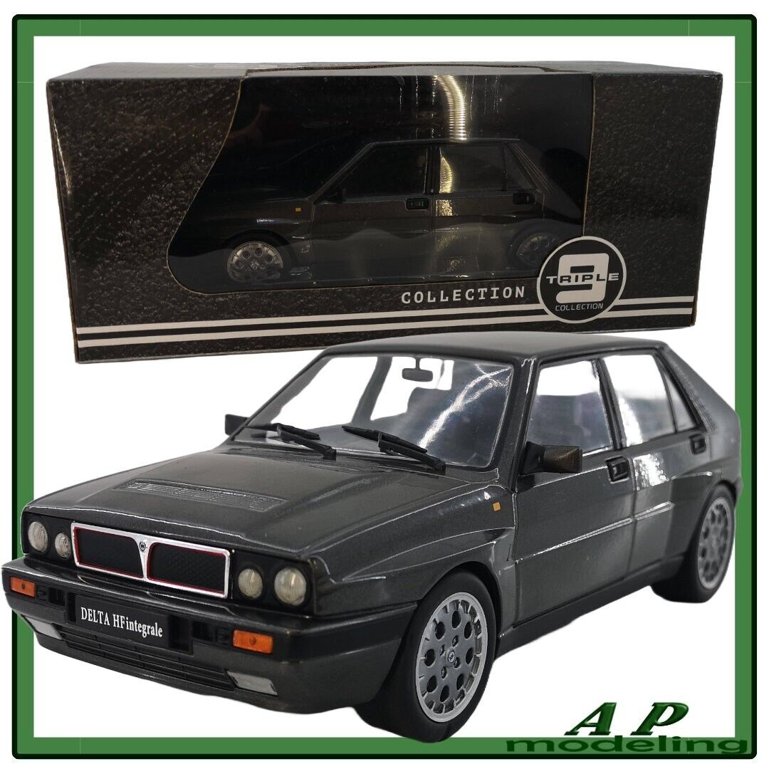 modellino auto 1:18 lancia delta hf integrale 16v del 1990 modellini die cast