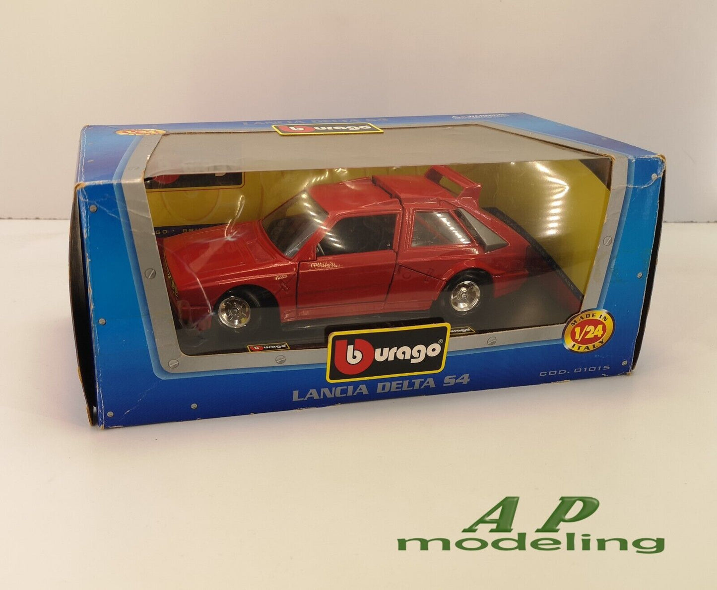 modellino auto scala 1/24 lancia delta s4 modellini obsoleti bburago die cast