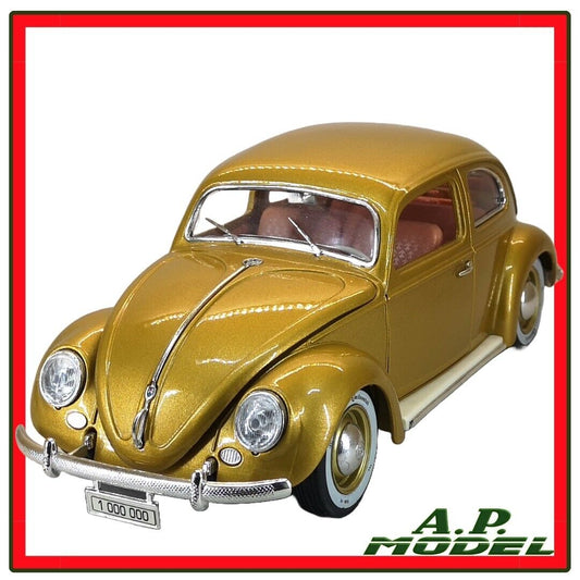 modellino auto 1:18 Volkswagen beetle del 1955 vw maggiolino maggiolone die cast usato