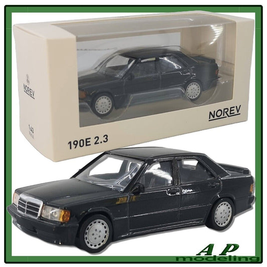 modellino auto scala 1/43 mercedes 190e 2.3 modellini die cast della norev