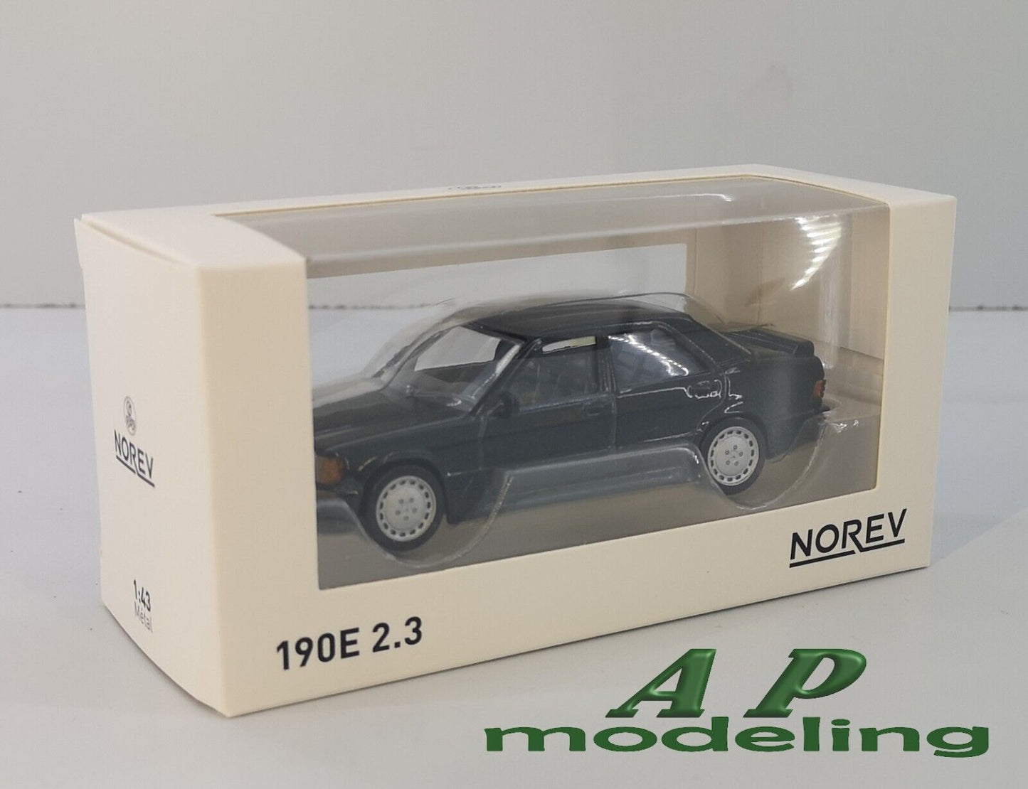 modellino auto scala 1/43 mercedes 190e 2.3 modellini die cast della norev