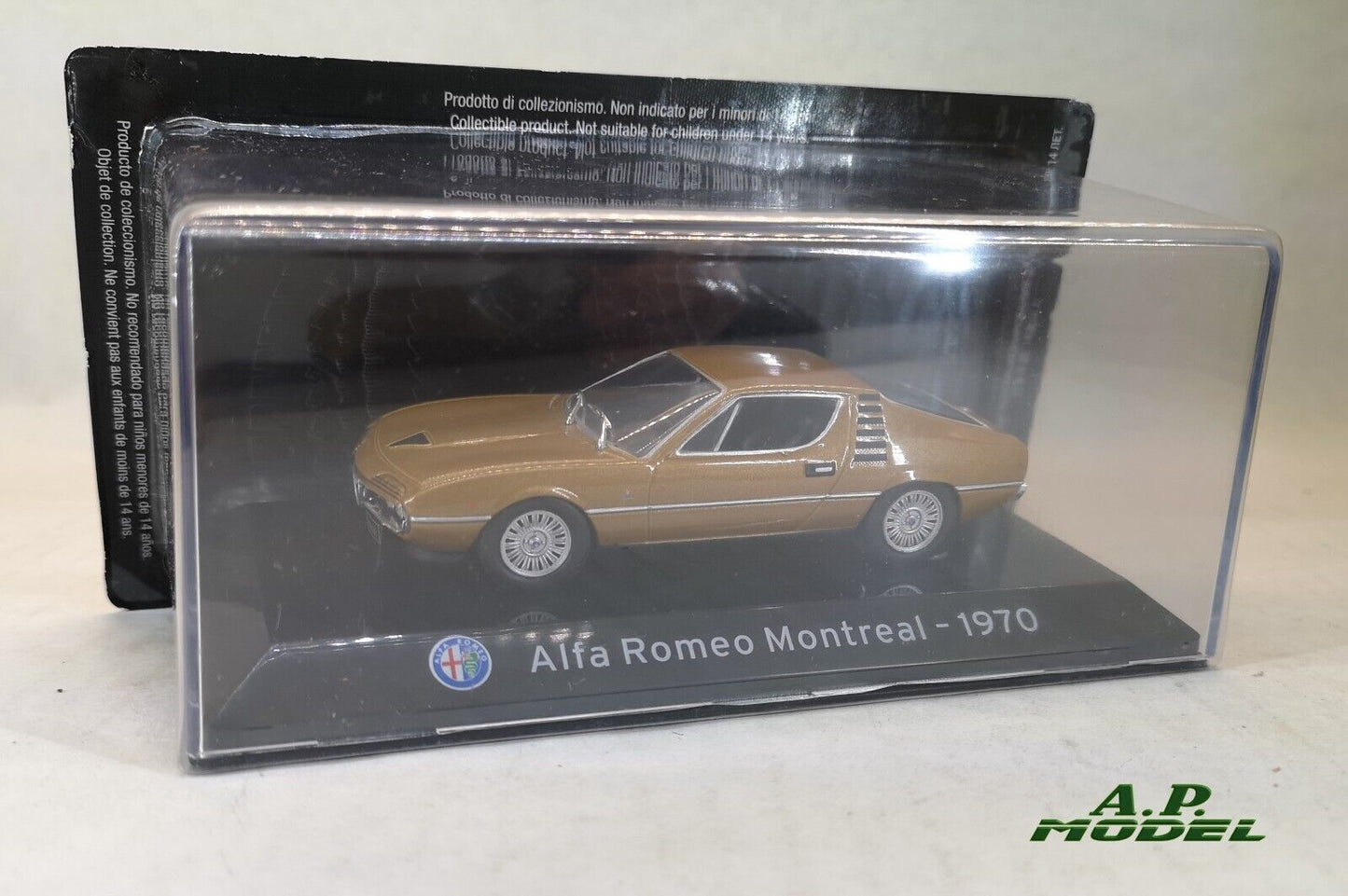 modellino alfa romeo Montreal 1970 modellini auto vintage die cast scala 1/43 E