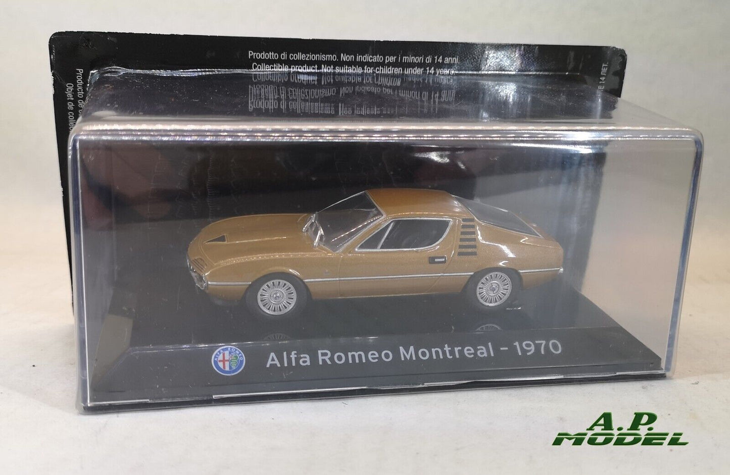 modellino alfa romeo Montreal 1970 modellini auto vintage die cast scala 1/43 E