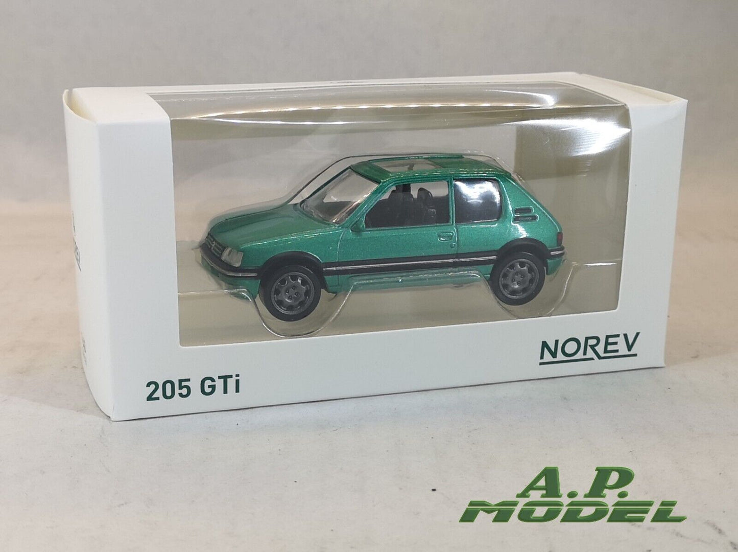 modellino auto 1:43 Peugeot 205 1.9 GTI modellini diecast norev