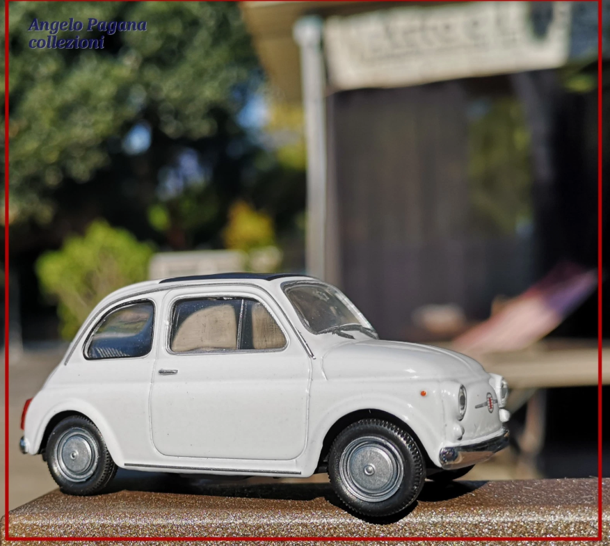 modellino auto scala 1/43 fiat 500 cinquecento macchinina modellini  welly