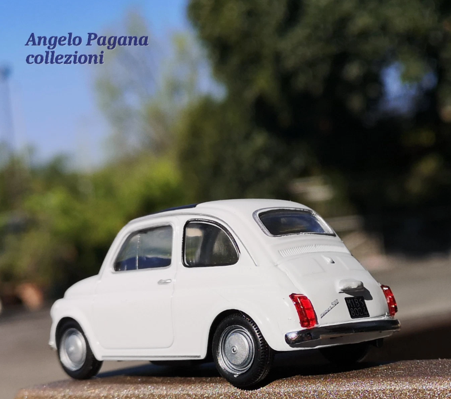 modellino auto scala 1/43 fiat 500 cinquecento macchinina modellini  welly
