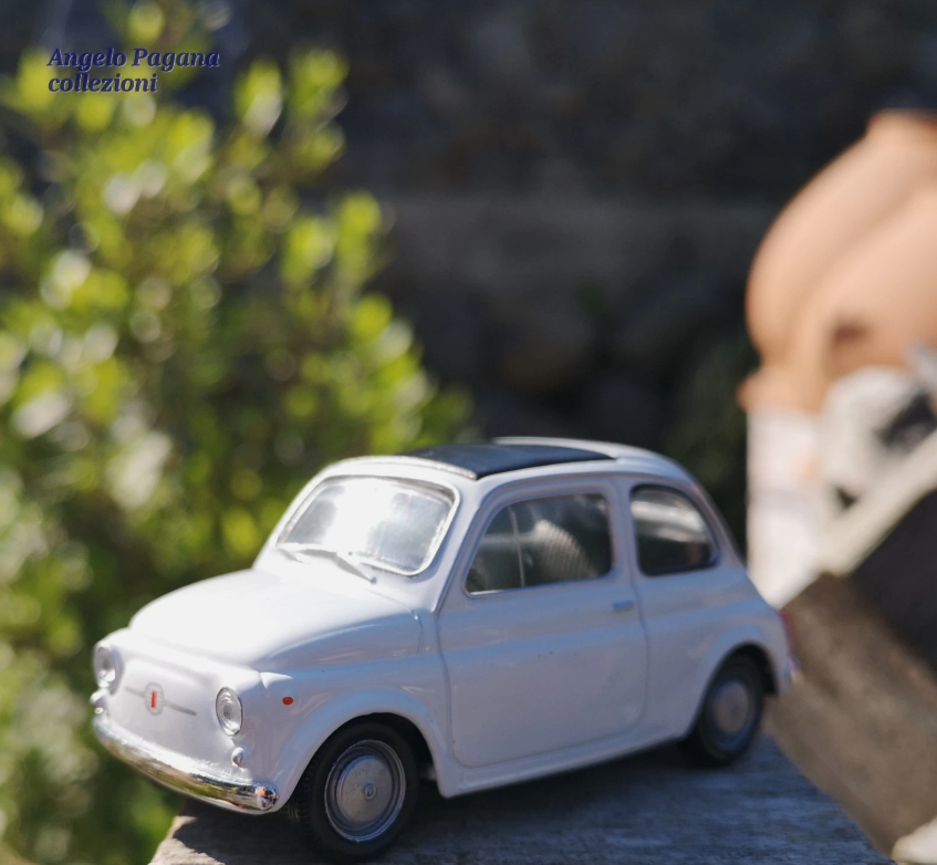 modellino auto scala 1/43 fiat 500 cinquecento macchinina modellini  welly