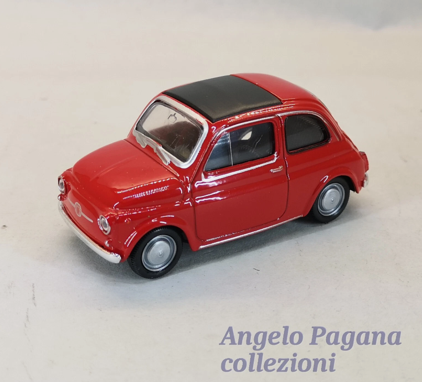 modellino auto scala 1/43 fiat 500 cinquecento macchinina modellini della welly