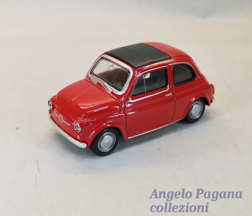 modellino auto scala 1/43 fiat 500 cinquecento macchinina modellini della welly
