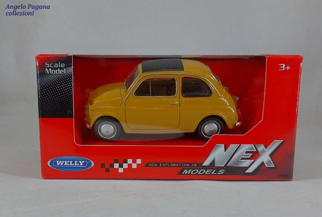 Condividi modellino auto scala 1/43 fiat 500 cinquecento modellini vintage della welly nex