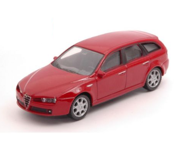 modellino auto scala 1/43 alfa romeo 159 sportwagon rossa modellini  welly