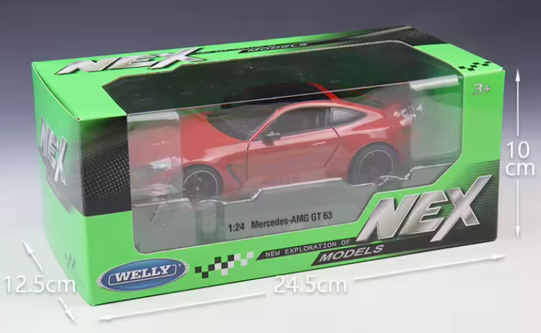 modellino auto scala 1/24 Mercedes AMG GT63 modellini della welly