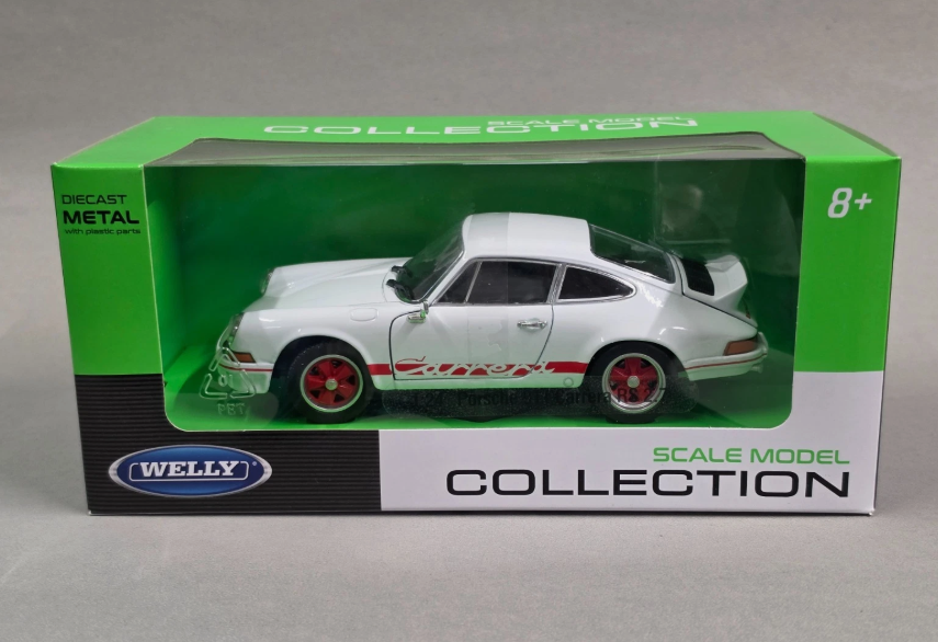 modellino auto scala 1/24 Porsche 911 carrera rs 2.7 modellini della welly