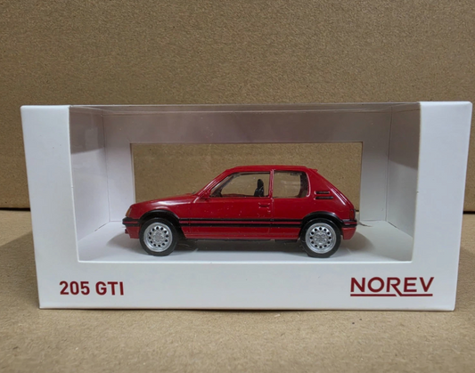 Peugeot 205 GTi 1.6 modellini da collezione Norev modellino auto scala 1/43