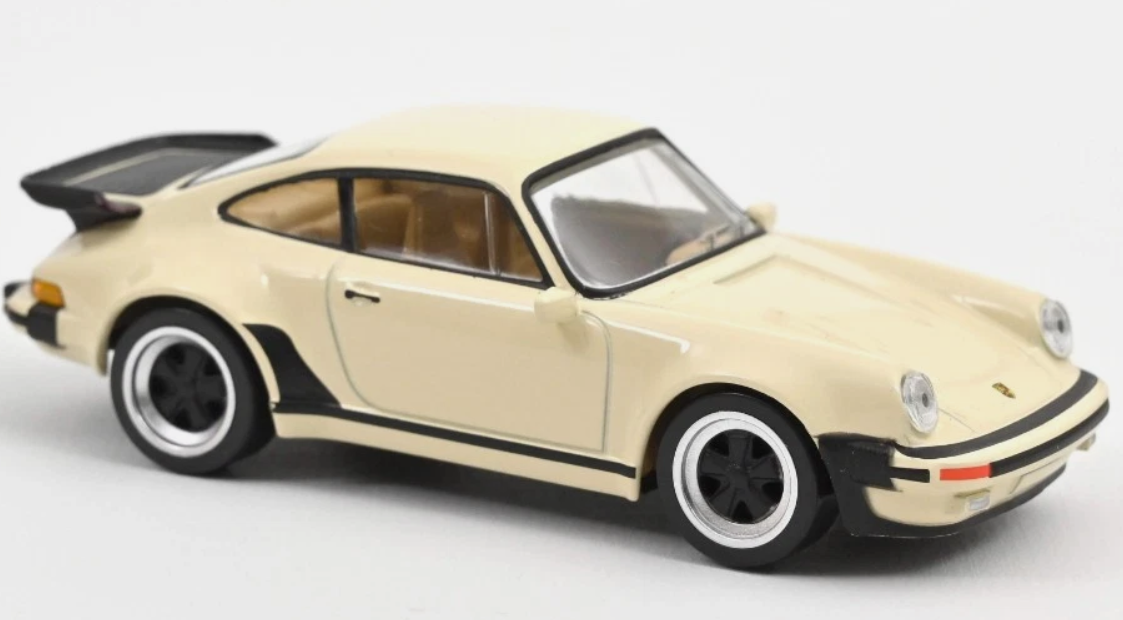 modellino auto scala 1/43 Porsche 911 Turbo beige modellini della Norev