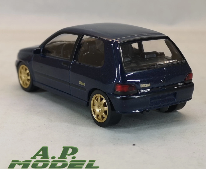 modellino auto scala 1/43 Renault Clio Williams modellini collezione della Norev
