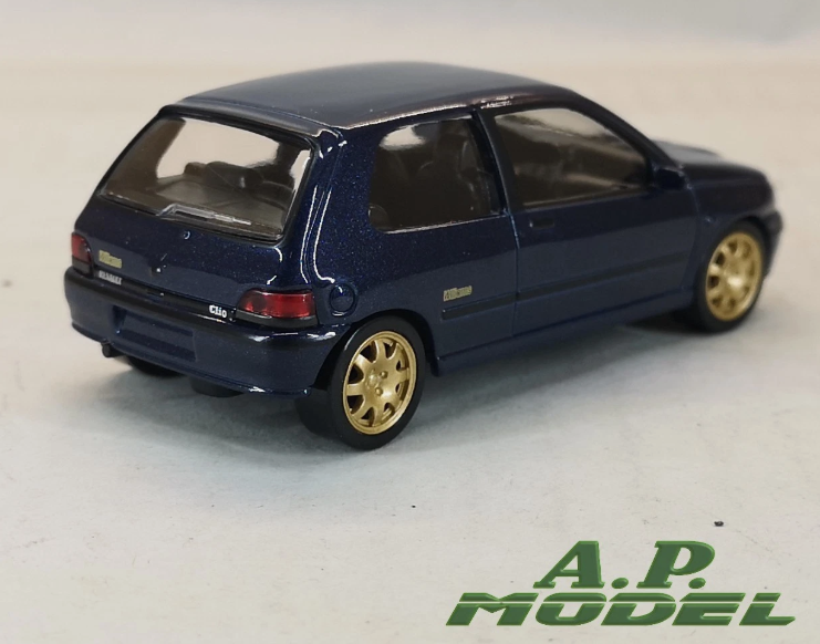 modellino auto scala 1/43 Renault Clio Williams modellini collezione della Norev
