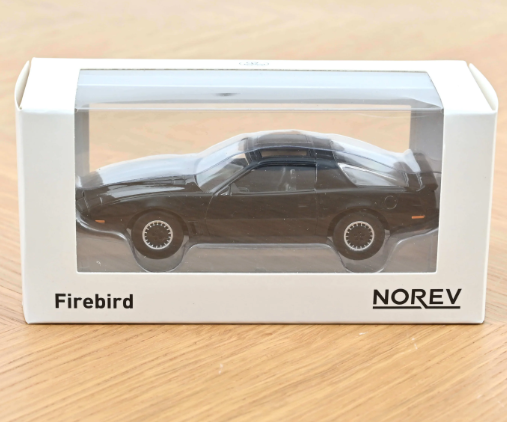 modellino auto scala 1:43 Pontiac Firebird 1982 KITT Jet-car modellini Norev