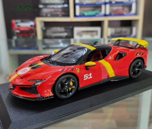 modellino auto scala 1/18 Ferrari sf90 xx stradale modellini da collezione
