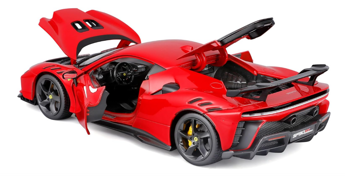 modellino auto 1/18 Ferrari sf90 xx stradale rossa modellini  collezione burago