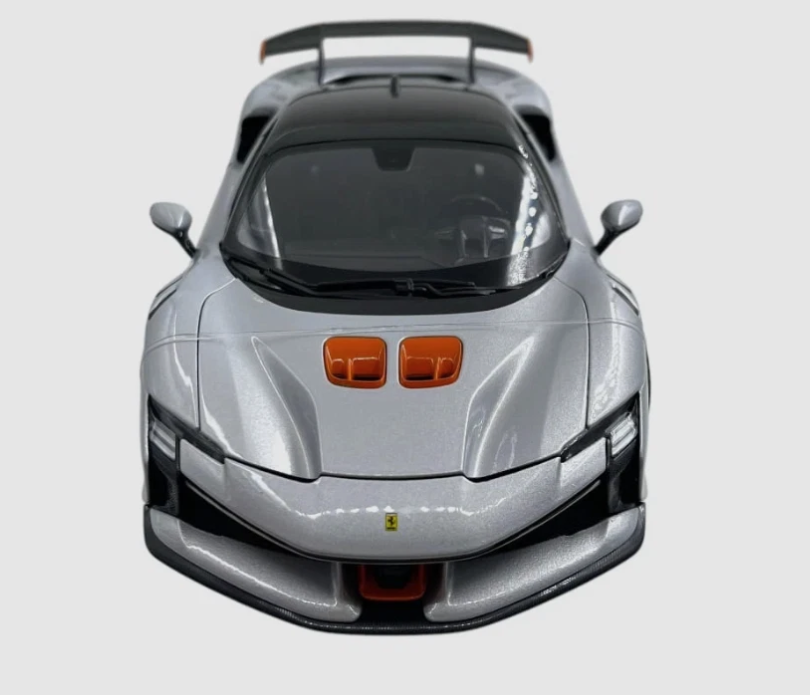 modellino auto 1/18 Ferrari sf90 xx stradale griga modellini da collezione Bburago