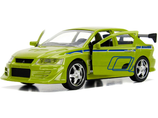 modellino auto scala 1:32 Mitsubishi Lancer Evolution VII 25 anni Fast&Furious