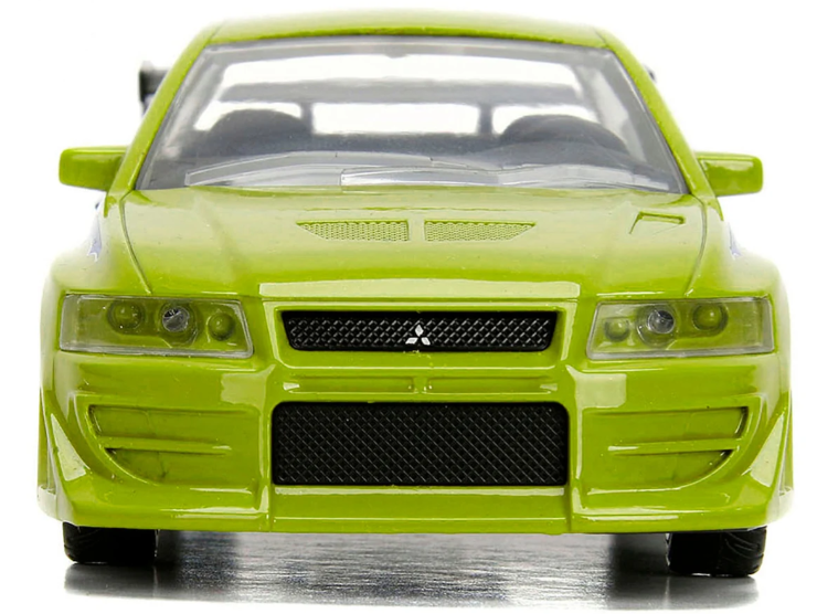 modellino auto scala 1:32 Mitsubishi Lancer Evolution VII 25 anni Fast&Furious