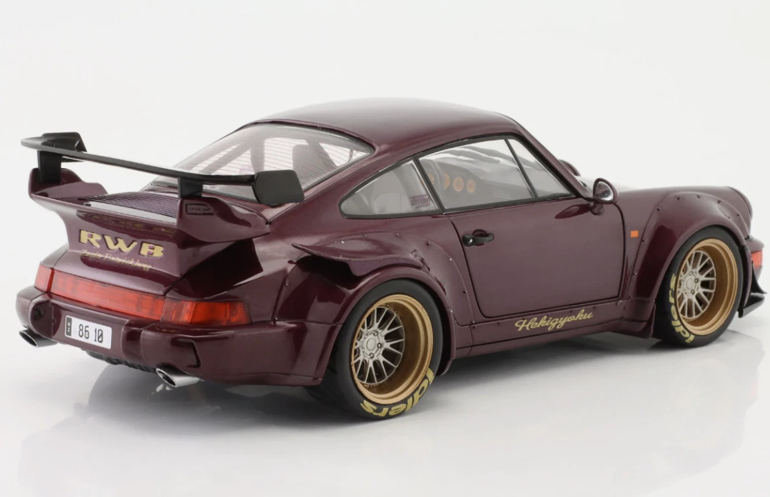 modellino auto scala 1/18 Porsche 911 (964) RWB Rauh-Welt Hekigyoku 2022 Solido