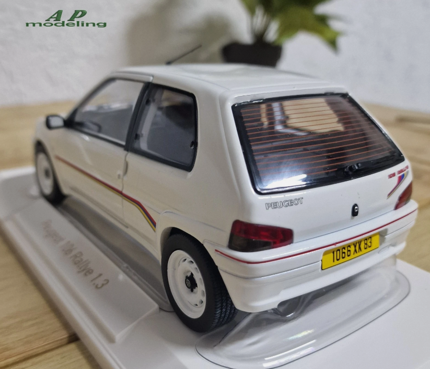 modellino auto scala 1/18 Peugeot 106 rallye 1.3 modellini norev
