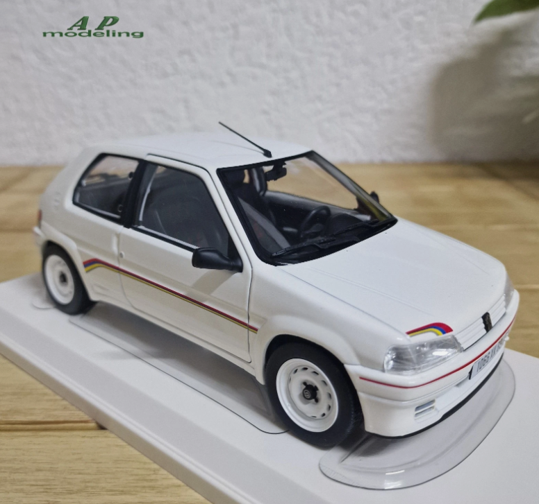 modellino auto scala 1/18 Peugeot 106 rallye 1.3 modellini norev