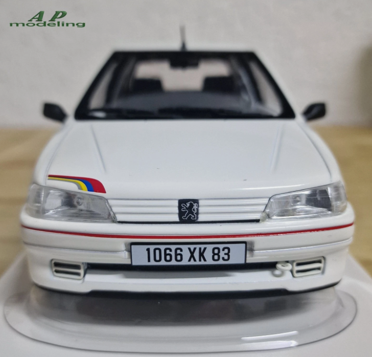 modellino auto scala 1/18 Peugeot 106 rallye 1.3 modellini norev