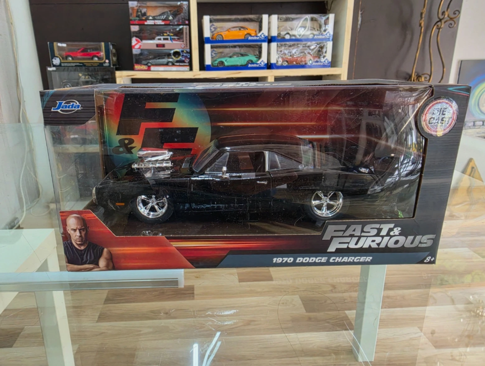 modellino auto scala 1/24 1970 Dodge Charger Toretto FAST & FURIOUS della Jada