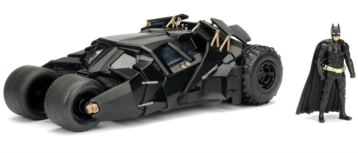 modellino auto scala 1/24 Batmobile con Batman della Jada modellini collezione