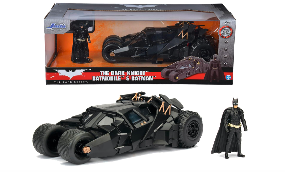 modellino auto scala 1/24 Batmobile con Batman della Jada modellini collezione