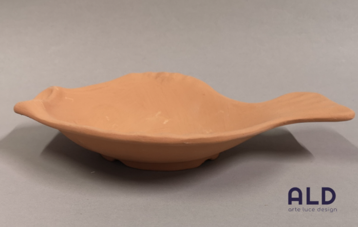 Decorazione da parete pesce decorativo antipastiera da cucina in terracotta