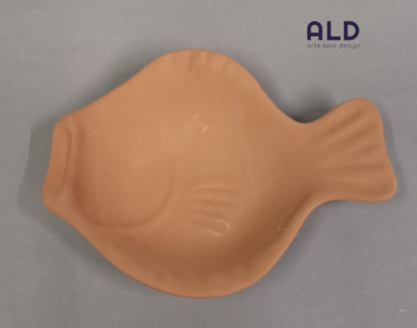 Decorazione da parete pesce decorativo antipastiera da cucina in terracotta
