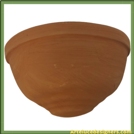 Gerla da parete vaso in terracotta per fiori piante fioriera da giardino