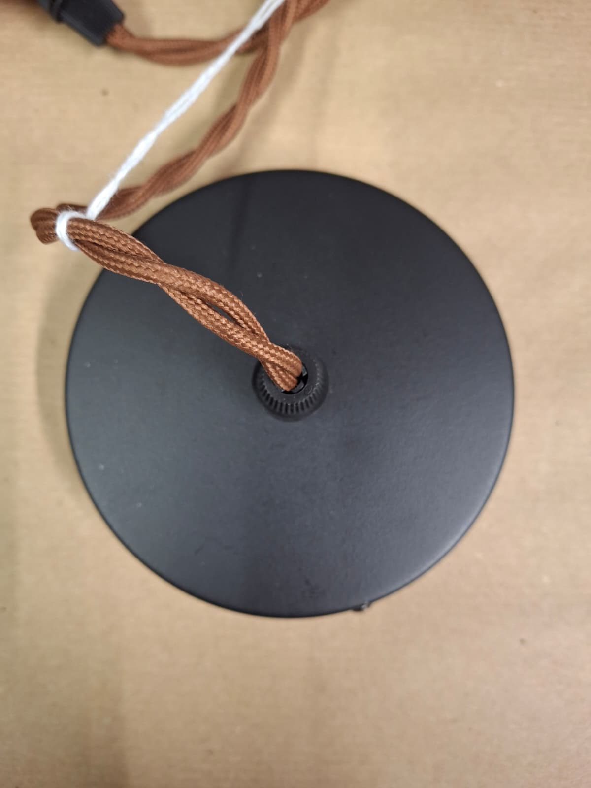 Sospensione vintage bronzo ricambio lampadario porta lampada E27 per vetri