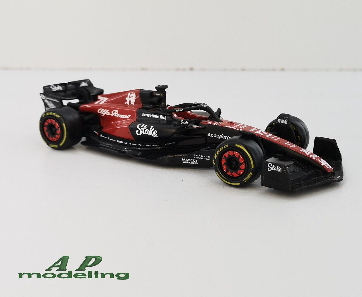 modellino auto 1:43 da formula 1 alfa romeo f1 team c43 n 77 valtteri bottas