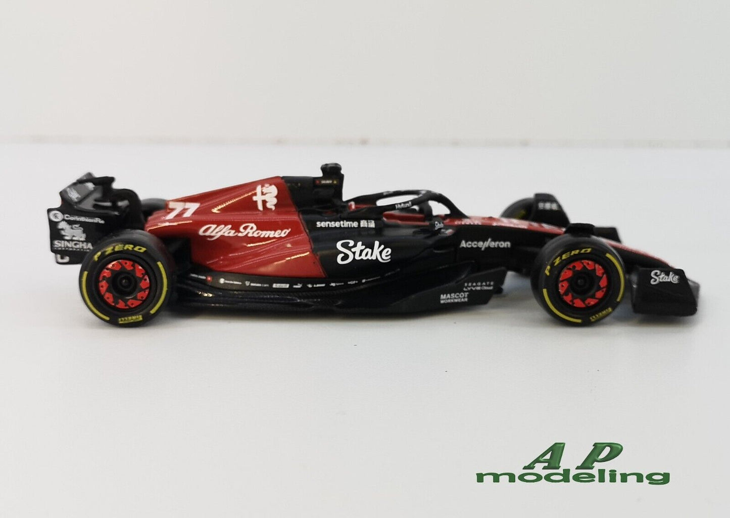 modellino auto 1:43 da formula 1 alfa romeo f1 team c43 n 77 valtteri bottas