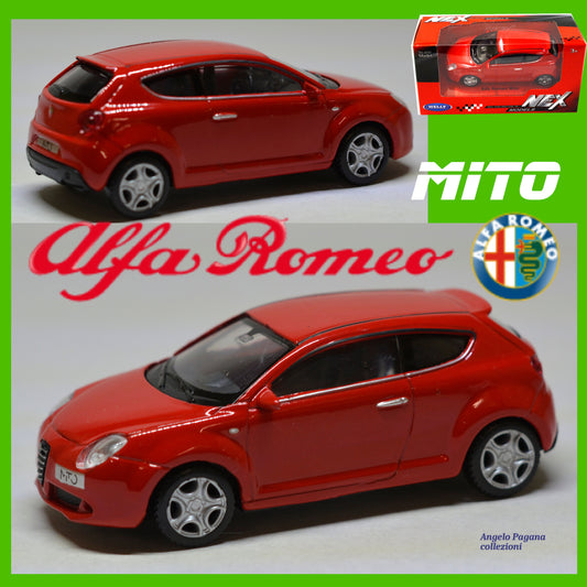 auto modellino 1:43 alfa romeo mito della welly nex modellini da collezione