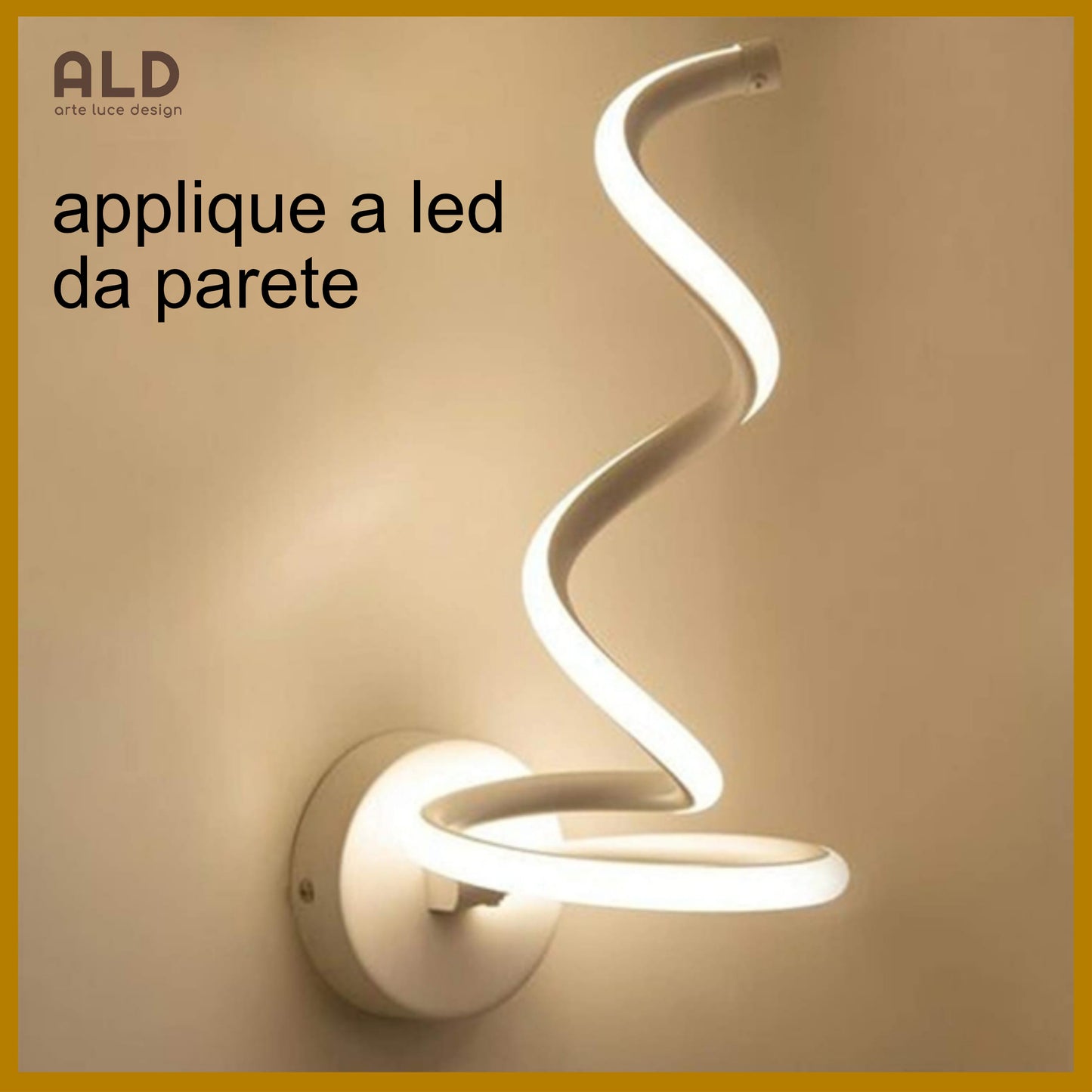 Applique led moderno da parete per bagno corridoio soggiorno cucina salone