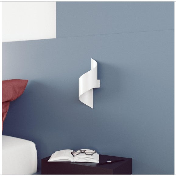 Applique bianco moderno da parete doppia emissione per corridoio camera da letto