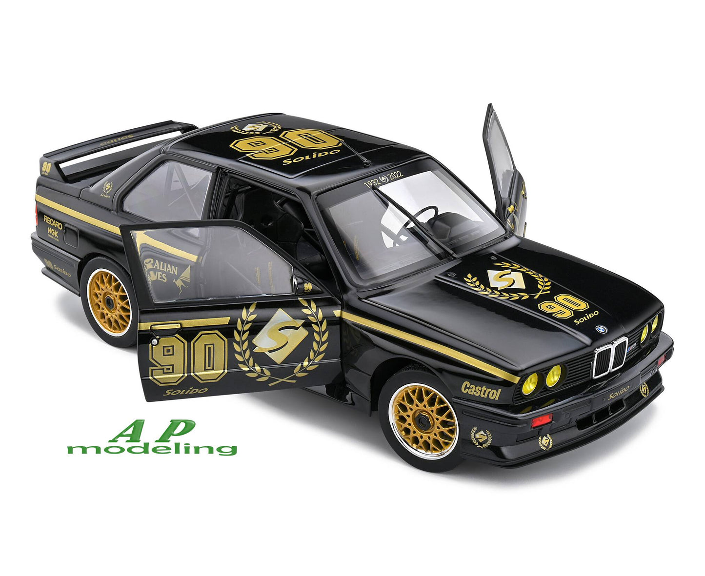 modellino auto 1:18 BMW m3 e30 edizione limitata della solido modellini in scala