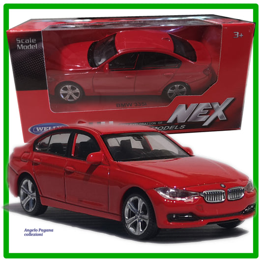 auto modellino 1:43 bmw 335i serie 3 della welly modellini collezione die cast