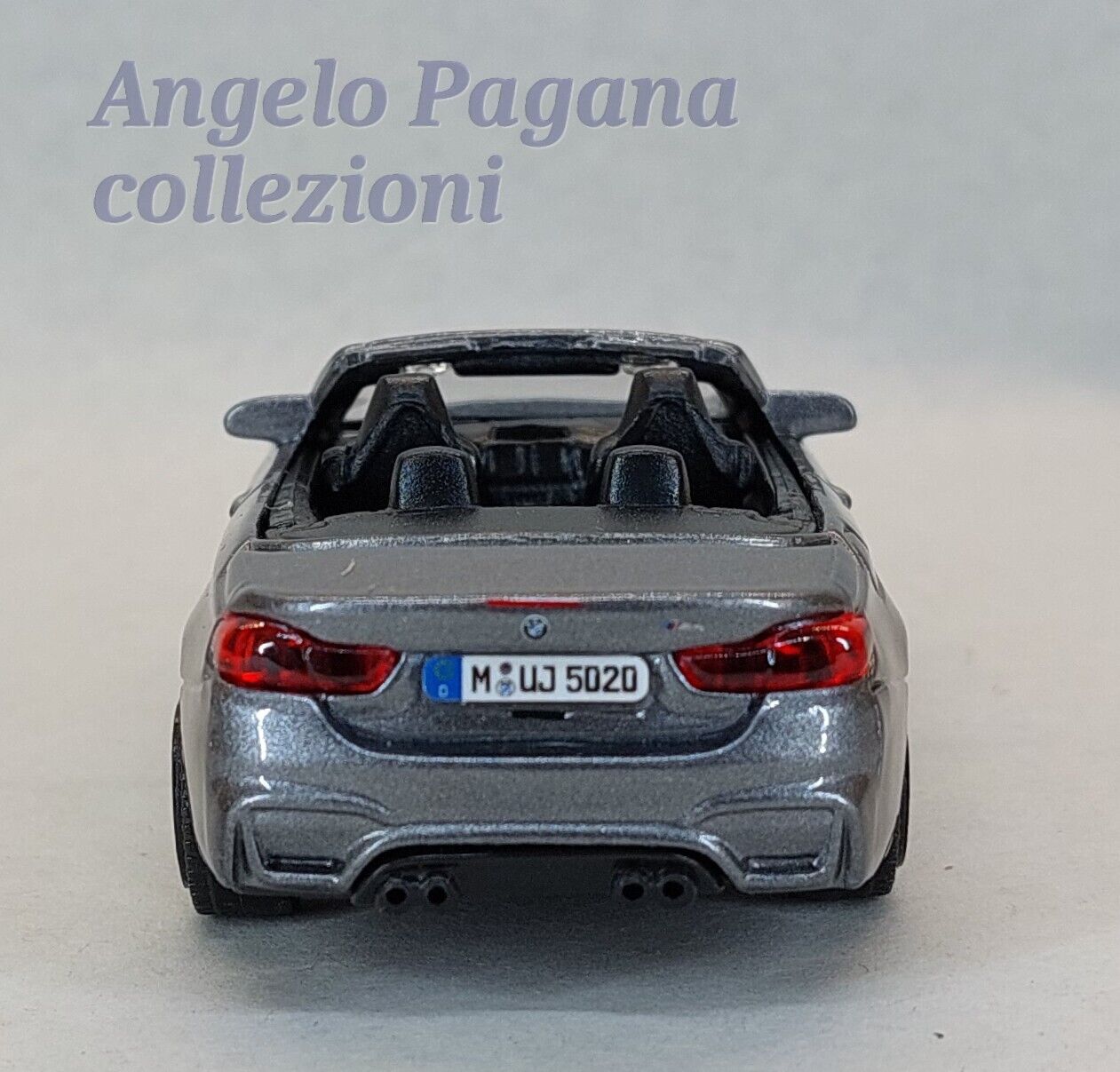 modellino auto scala 1:43 bmw m4 cabrio macchinine da collezione diecast nuova