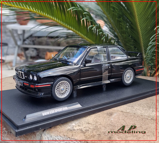 modellino auto 1/18 BMW E30 sport M3 evo modellini per collezionismo diecast