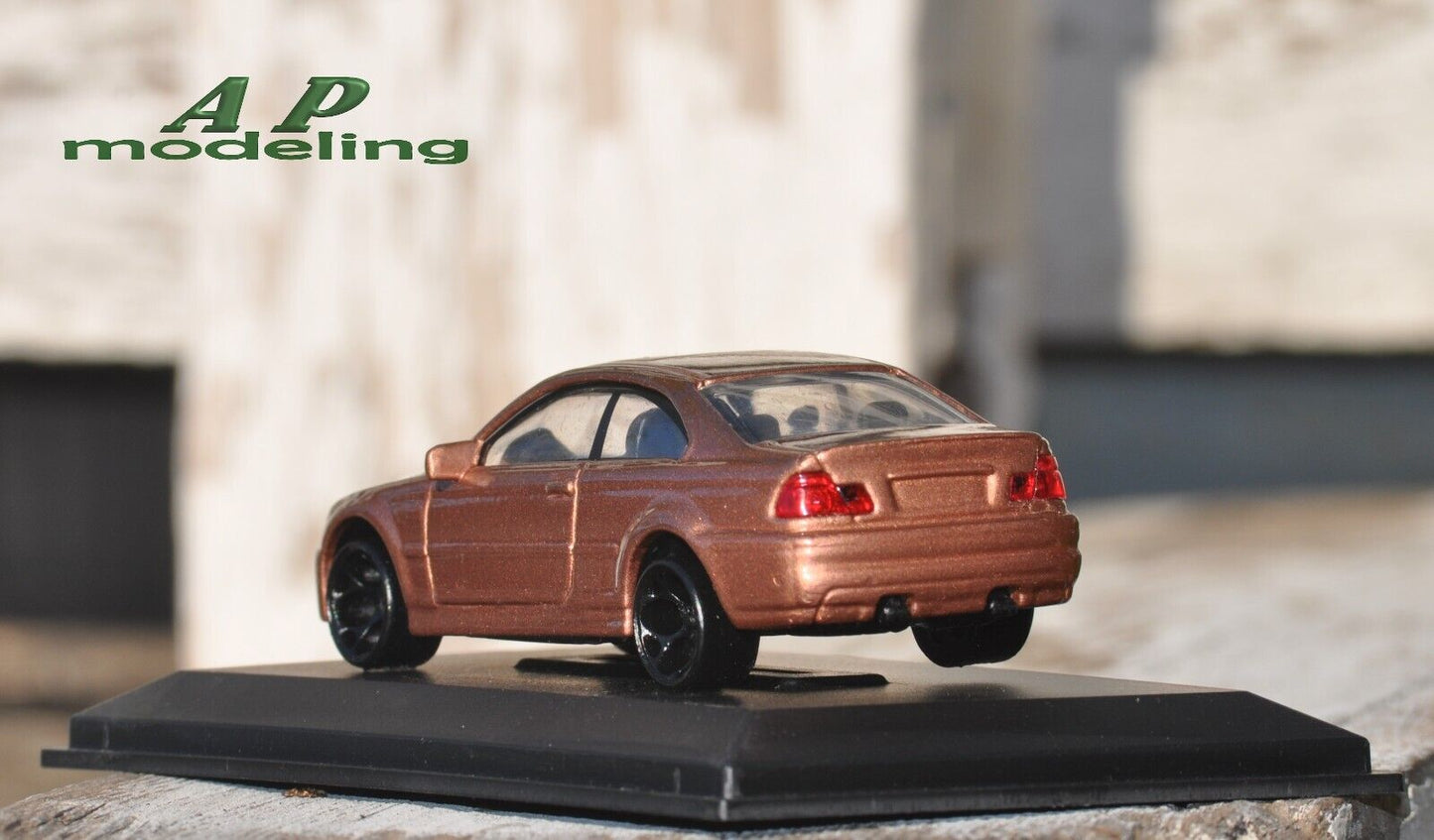 modellino auto scala 1/43 BMW M3 serie 3 E46 modellini da collezione 1:43