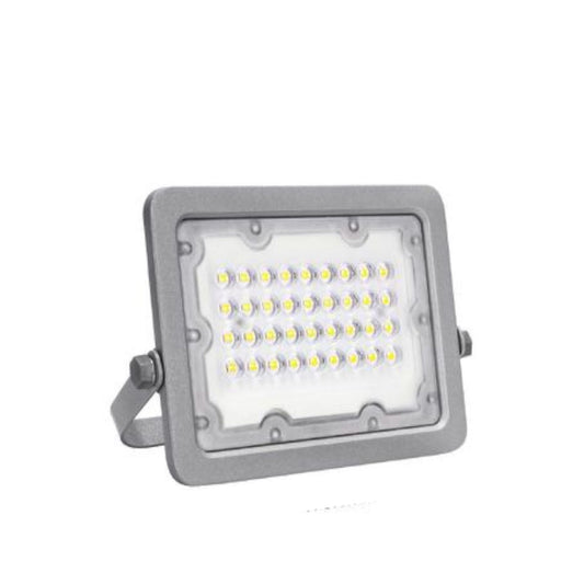 Faretto led da esterno in metallo lampada da giardino slim inclinabile 4000k 30w